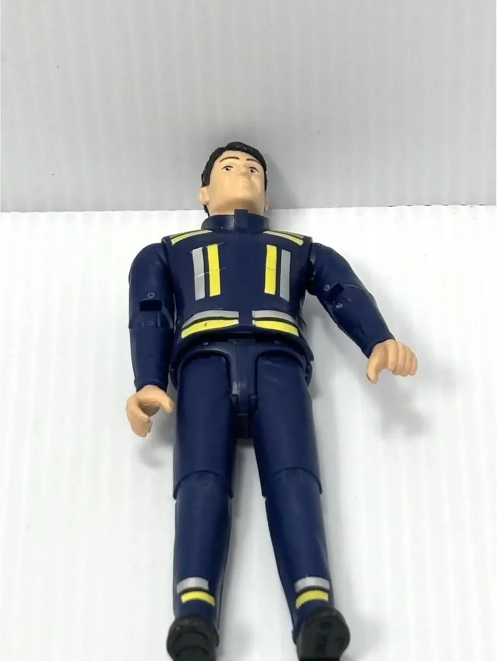 Bruder bworld Action Figure Blue Jacket Technician Worker Toy Germany  GUC